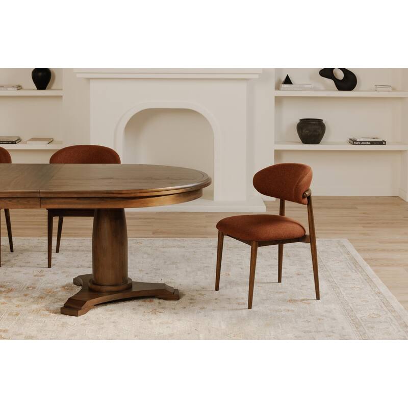 NADAAL STUDIOS Aldric, Dining Chair With Performance Fabric Upholstery
