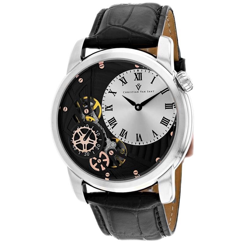 Christian Van Sant Men's Sprocket Auto-Quartz Silver Dial Watch - CV1551 - 6 (36)