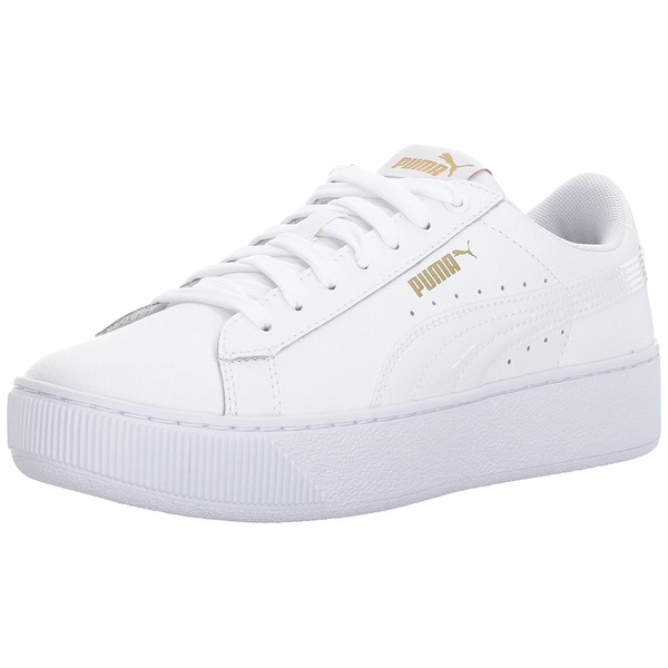 puma platform women's white