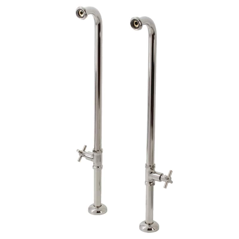 Kingston Brass Concord 27-3/4" Freestanding Tub Supply Line - Polished Nickel
