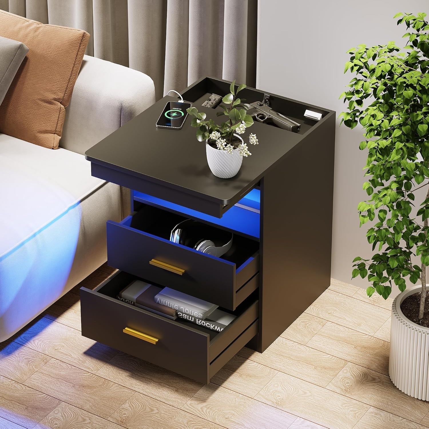 Bedside-Table-LED-Nightstand- Bedside-Table-LED-Nightstand-