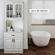 preview thumbnail 9 of 36, Living Skog Galiano 73'' Pantry Kitchen Storage Cabinet