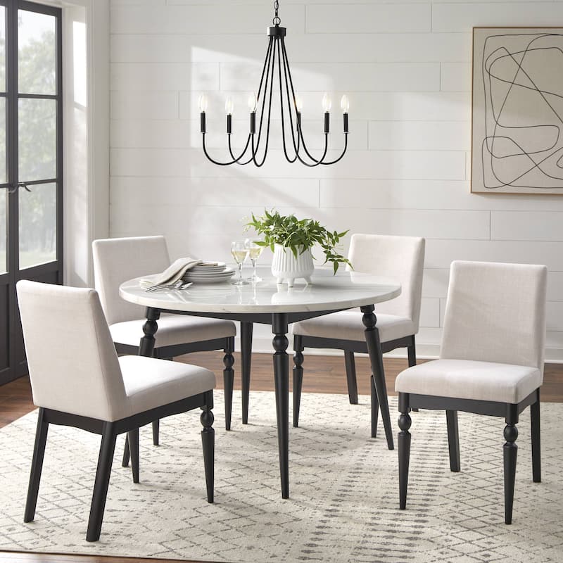 Lifestorey Bertona Upholstered Dining Chair (Set of 2)
