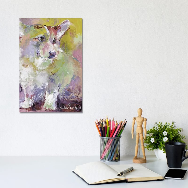iCanvas "Corgi" by Richard Wallich Canvas Print - 12x8x0.75