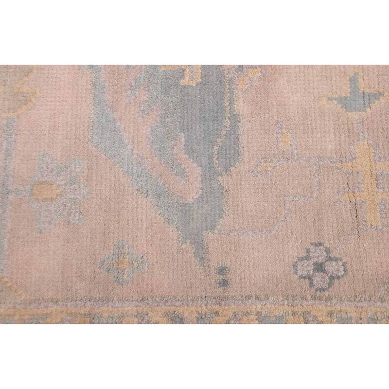 ECARPETGALLERY Hand-knotted Royal Oushak Taupe Wool Rug - 8'1 x 10'0
