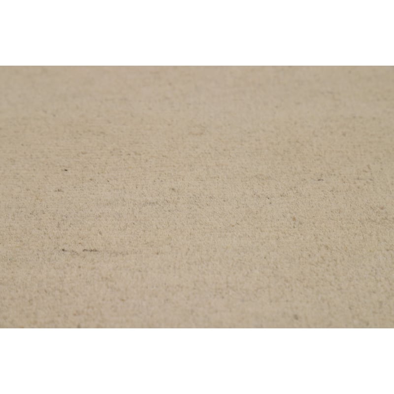 Beige Gabbeh Oriental Runner Rug Handmade Wool Carpet - 3'0"x 14'4"
