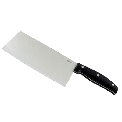 Cottar 7 inch Fine Edge Stainless Steel Blade Triple Riveted Cleaver in Black