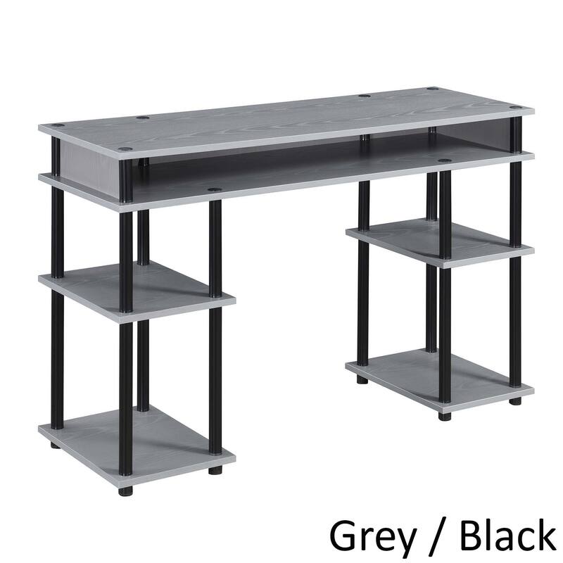 Convenience Concepts Designs2Go No Tools Student Desk with Shelves