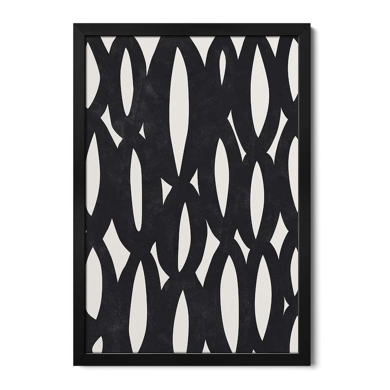 Mesh Premium Framed Poster by Tracie Andrews - Black - 32x24x1