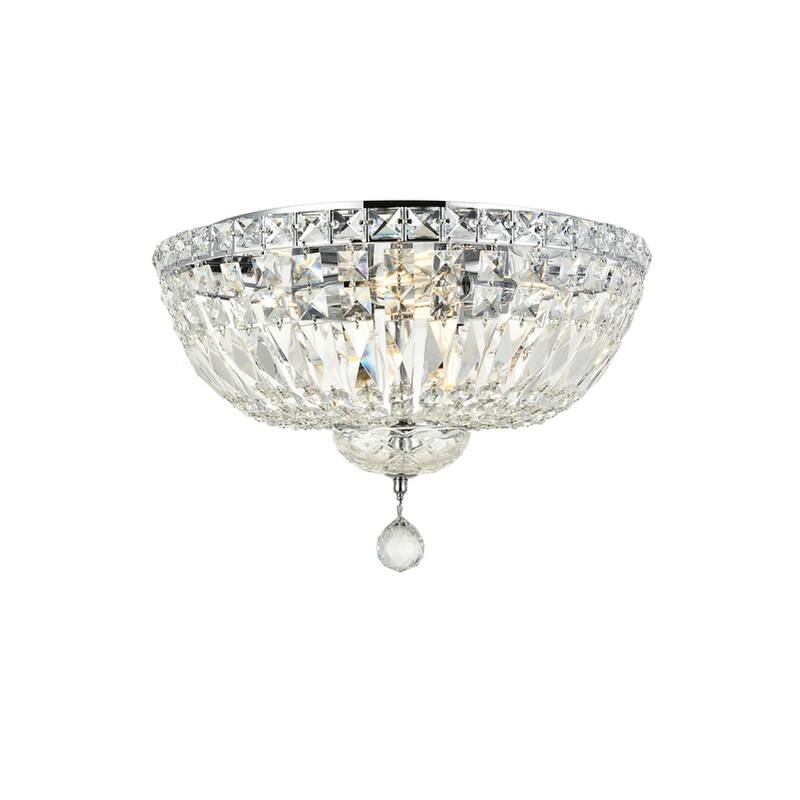 Noah 6-light 16-inch Flush-Mount Chandelier - 16 Inch