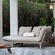 preview thumbnail 29 of 48, Cambridge Casual West Lake Convertible Wood Outdoor Sofa Daybed