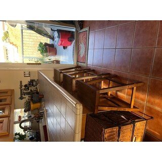 The Gray Barn Vermejo Tobacco Sawhorse Bar Stool