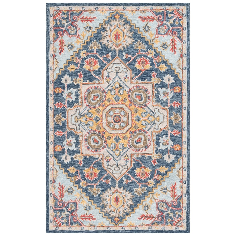 SAFAVIEH Handmade Metro Olafia French Country Wool Rug