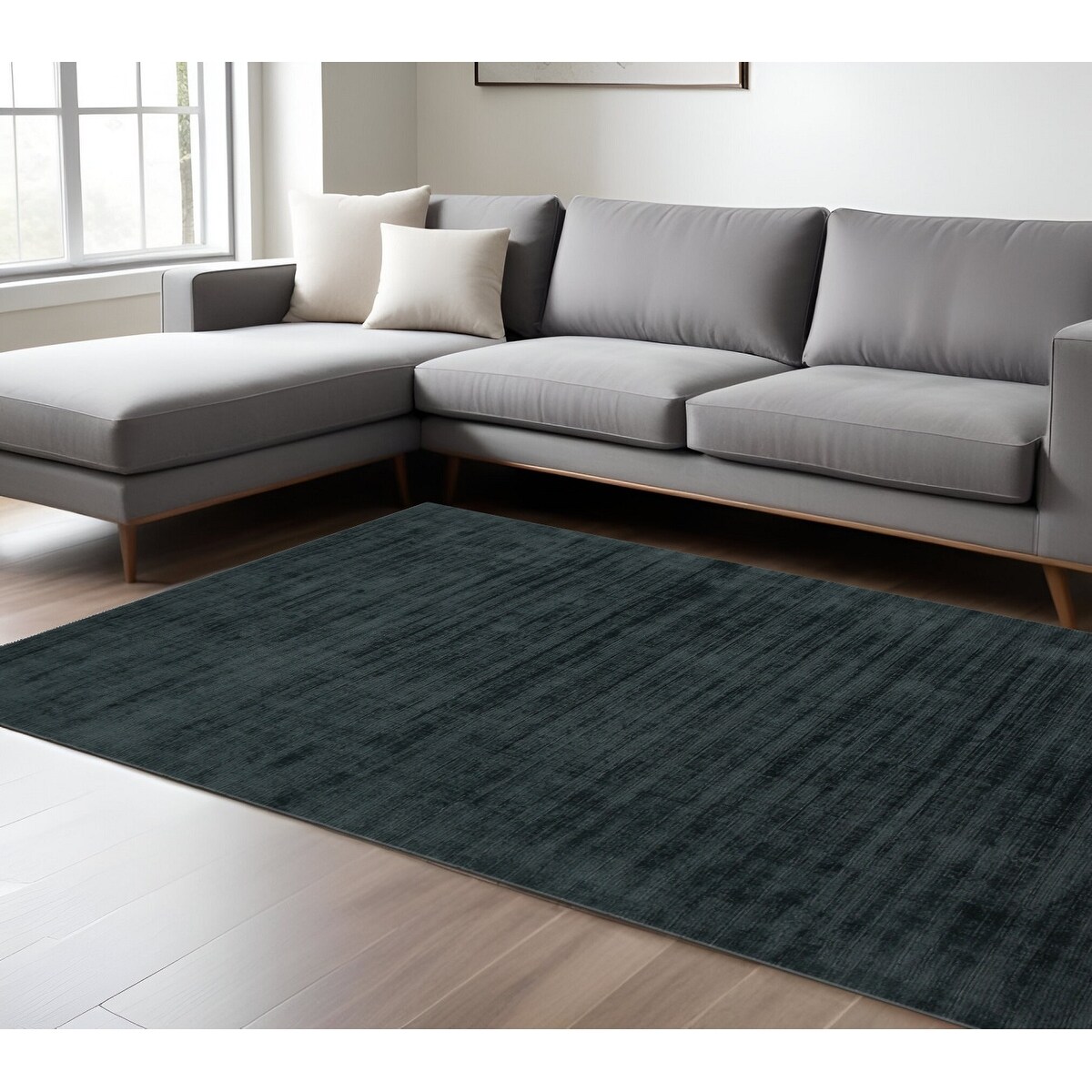 HomeRoots Hida Abstract Transitional Rectangle Area Rug