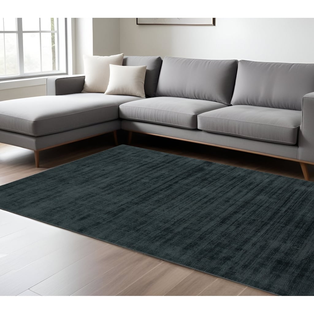 HomeRoots Abstract Transitional Rectangle Area Rug