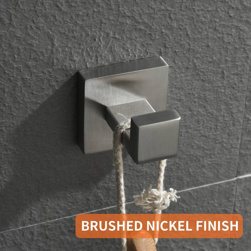 5 Piece Bathroom Hardware Set Wall Mount Bathroom Towel Holder Bar Set Bathroom Fixtures 304 Stainless Steel Bath Accessories
