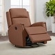 preview thumbnail 8 of 52, Jerome Swivel Glider Recliner Nursery Chair Manual Push Back Recliner