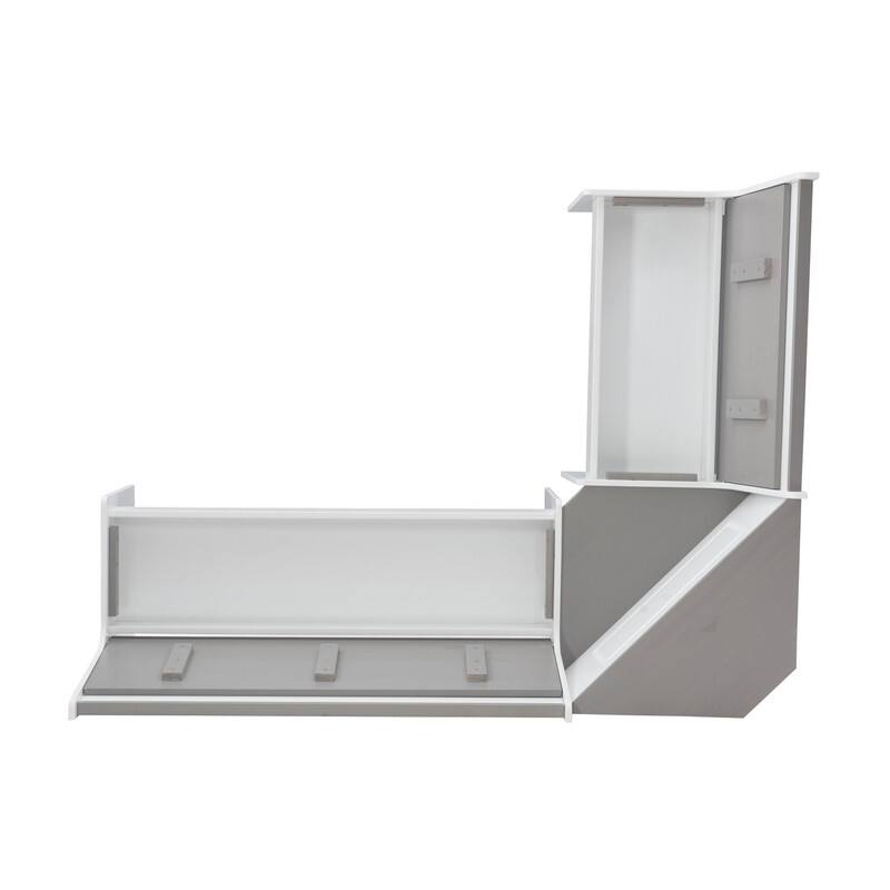 Linon Middlecreek Farmhouse Breakfast Nook Dining Set