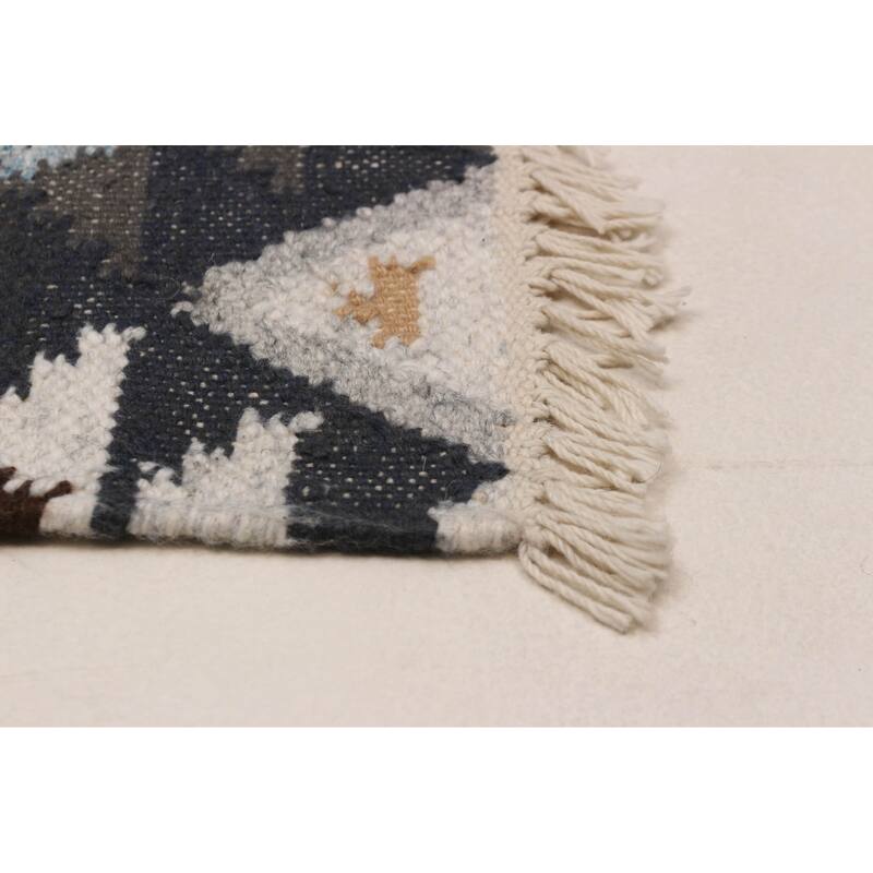 Ankara FW Grey Kilim 5'1" x 8'0" - 5'1 x 8'0