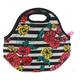 Option Floral Stripe Black