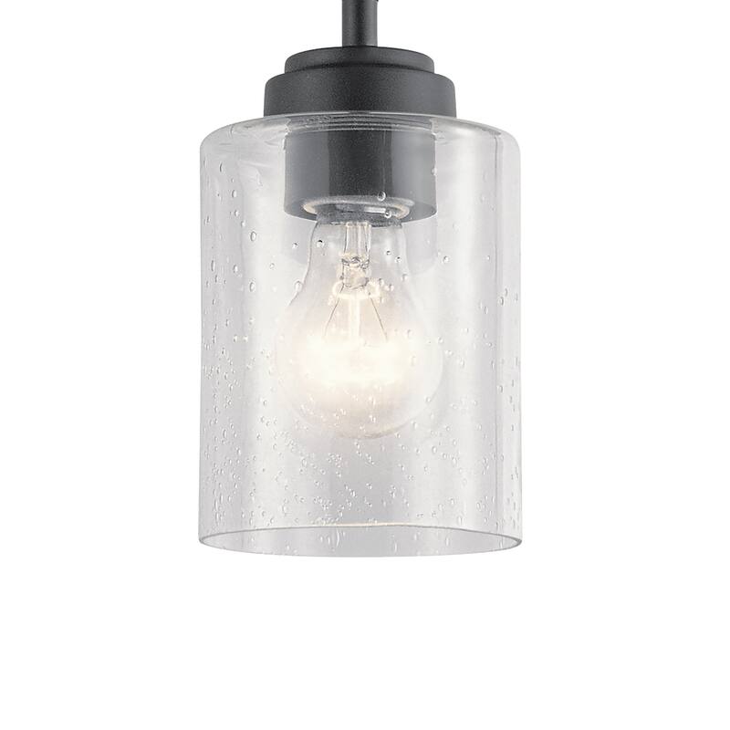 Kichler Lighting Winslow Black 1-Light Mini Pendant