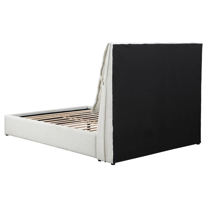 Gwendoline Upholstered Platform Bed White
