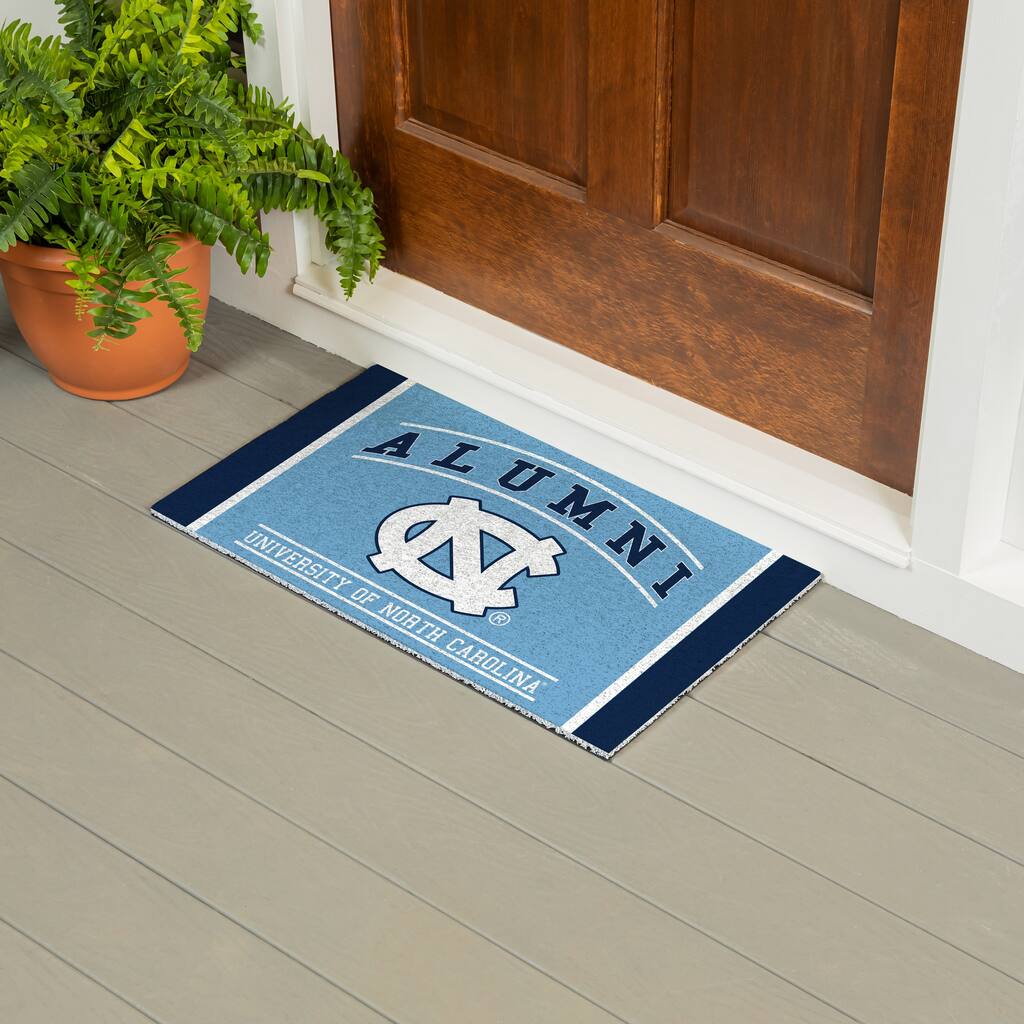 28 in. x 16 in. University of North Carolina Alumni Full Color PVC Door Mat