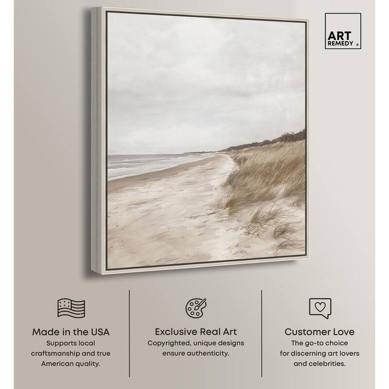 Coastal Calm Canvas by Art Remedy