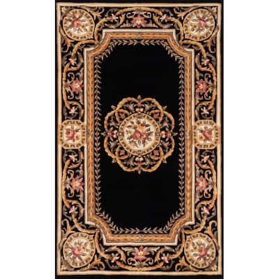 Momeni Harmony Hand Tufted Wool Traditional Floral Area Rug