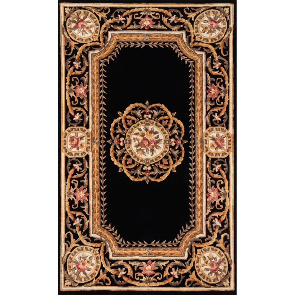 Momeni Harmony Hand Tufted Wool Traditional Floral Area Rug.