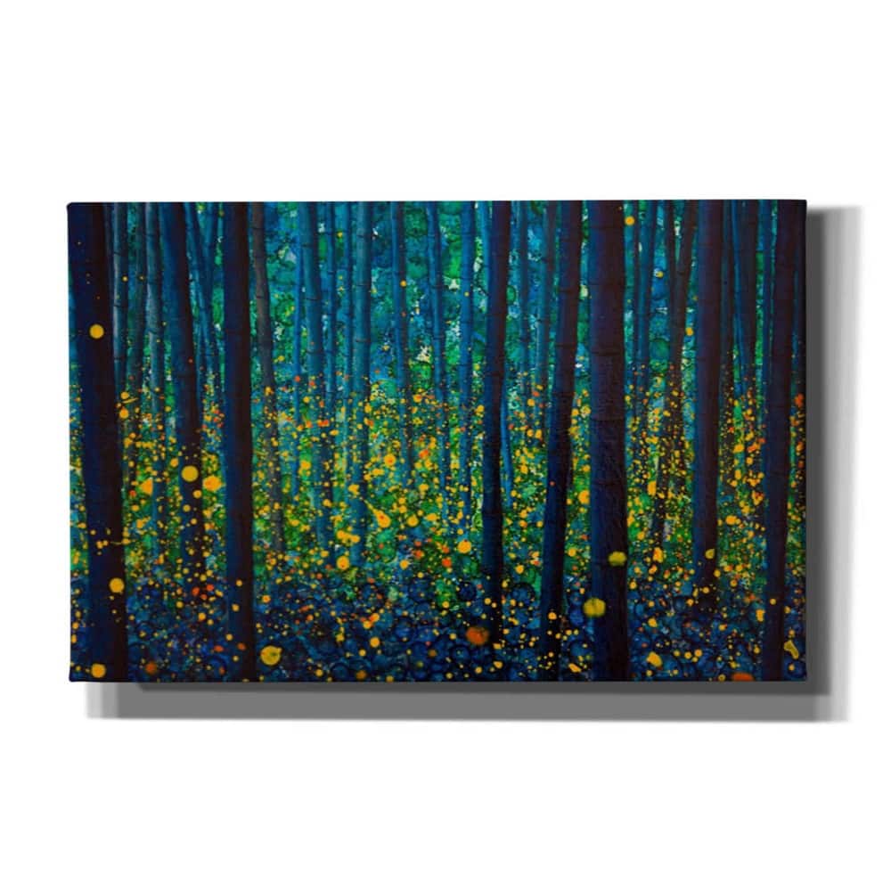 Epic Graffiti 'Fireflies' by DB Waterman, Canvas Wall Art
