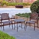 preview thumbnail 2 of 2, Santa Fe Nailhead 3-piece Iron Bistro Set