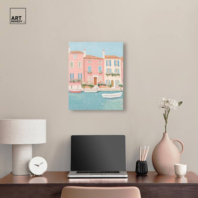 Adrift in Venice Canvas by Art Remedy, Gallery Wrapped