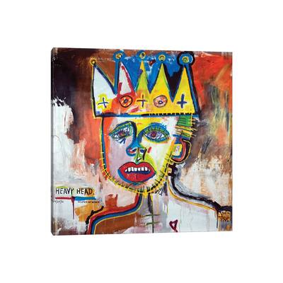 iCanvas "Heavy Head Day After 1st Debate" by Eddie Love Canvas Print