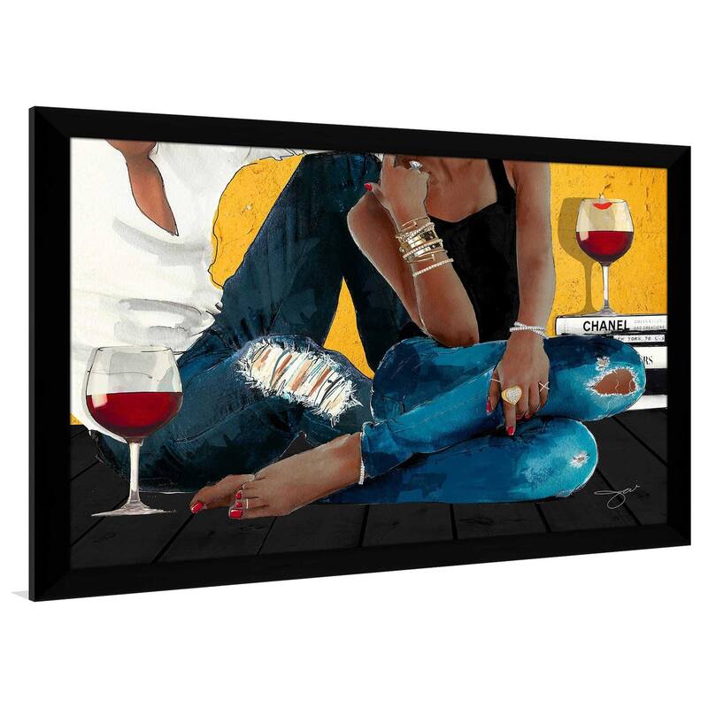 "Casual Couple 2" by Jodi Print on Acrylic