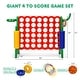 preview thumbnail 7 of 28, 2.5Ft 4-to-Score Giant Game Set - 33" x 13" x 30" (L x W x H)