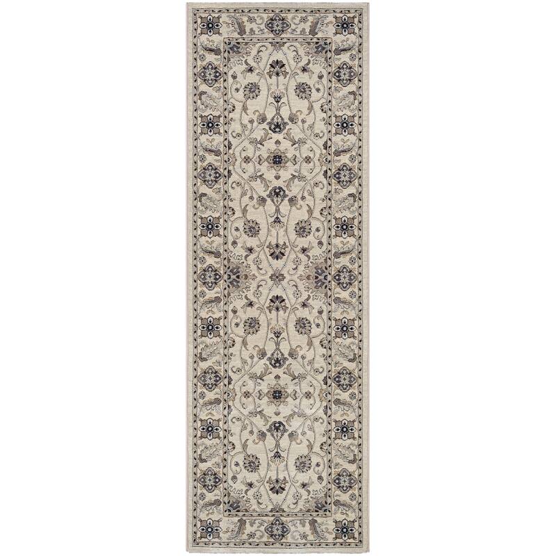 Delta Beheira Area Rug - 2'7" x 7'10" Runner - Ivory