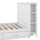 preview thumbnail 14 of 17, Full Size Platform Bed with Drawers and Storage Shelves