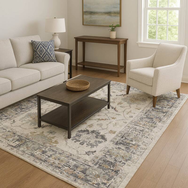 Premium Washable Super Soft Vintage Traditional Mayfield Rug