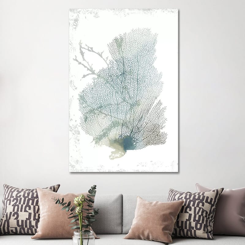 iCanvas "Teal Delicate Coral II " by Aimee Wilson Canvas Print