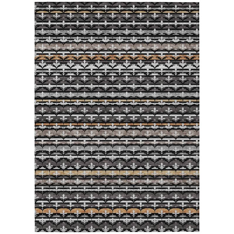 Machine Washable Indoor/ Outdoor Stripe Bramlage Chantille Rug