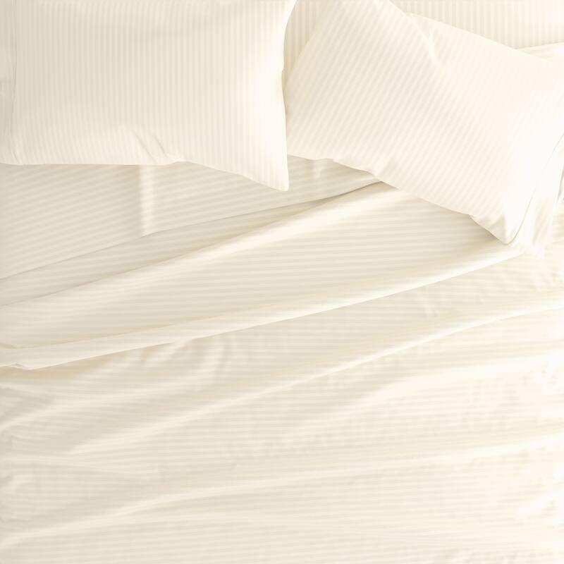 Becky Cameron Luxury Ultra Soft Striped Microfiber Bed Sheet Set