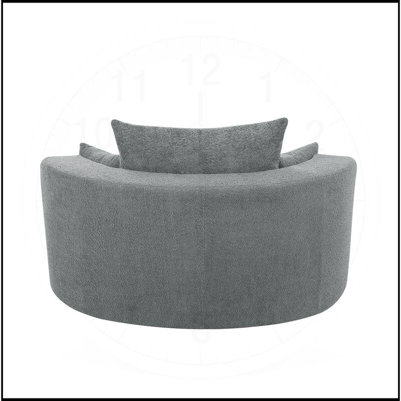 360 Degree Swivel Chair with 3 Removable Pillows