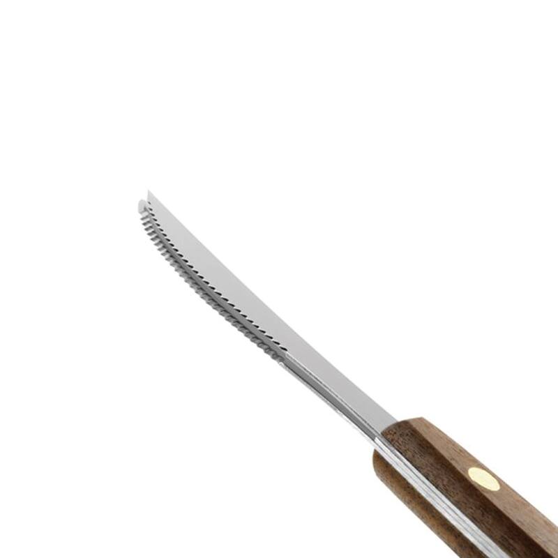 HIC Kitchen Grapefruit Spoon and Squirt Free Twin-Blade Grapefruit Knife Set, 4-Piece Set with 2 Spoons and 2 Knives