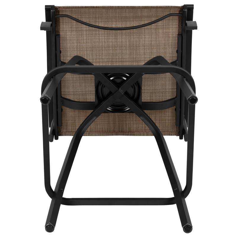 30" All-Weather Patio Swivel Outdoor Stools, Set of 2 - Garden Chair