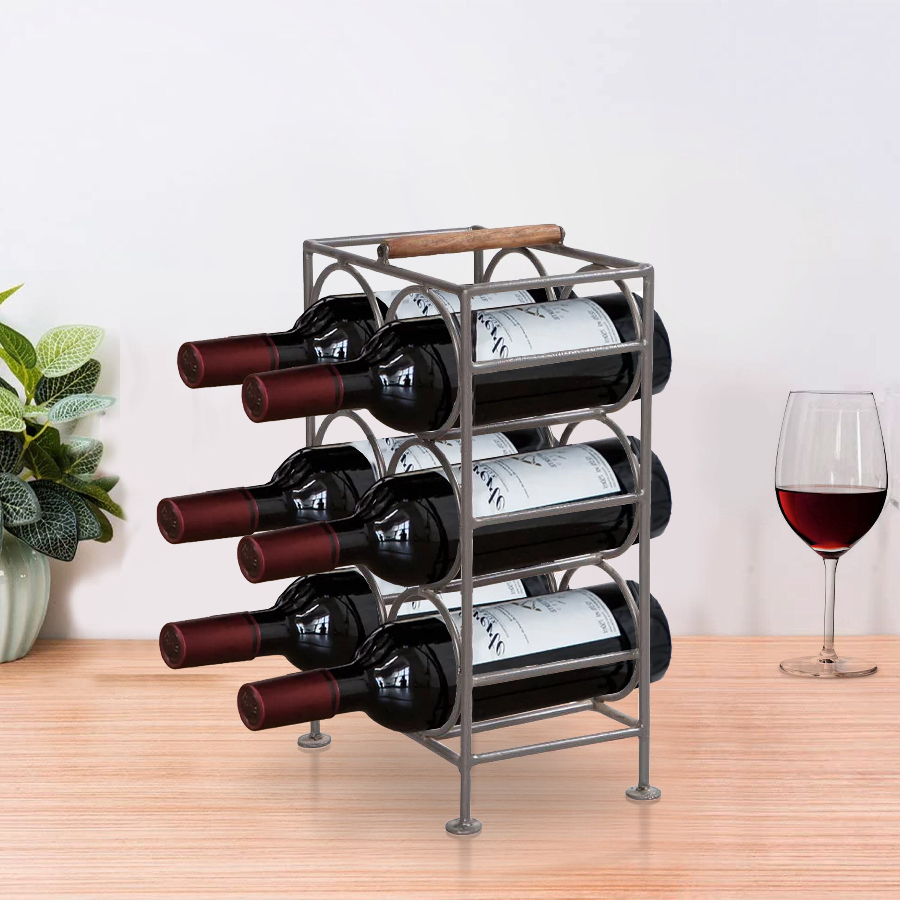6 inch wine rack store