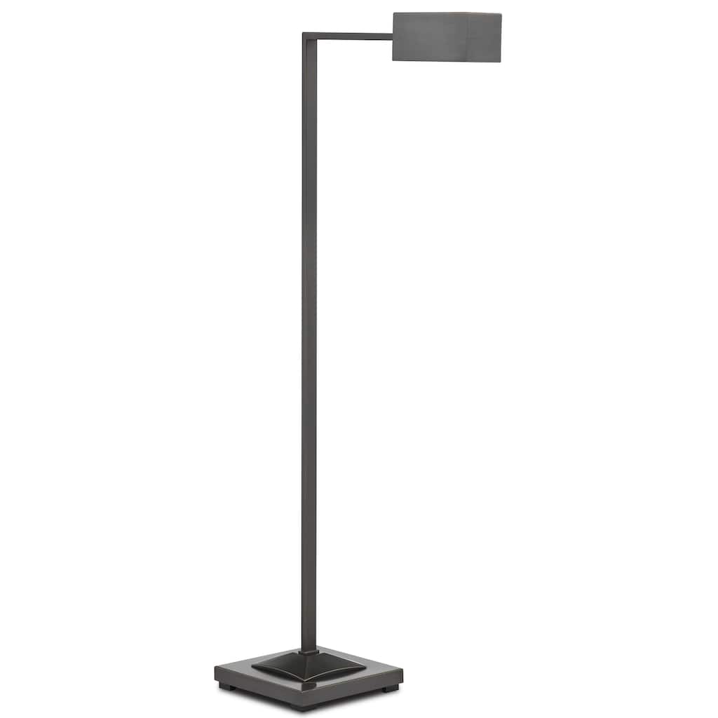 Currey & Company Ruxley Bronze Floor Lamp - 44.5"h x 9"w x 20"d