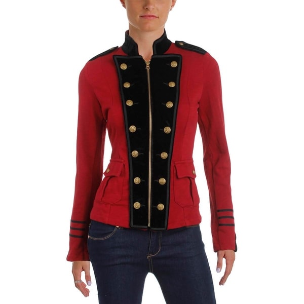 ralph lauren red military jacket