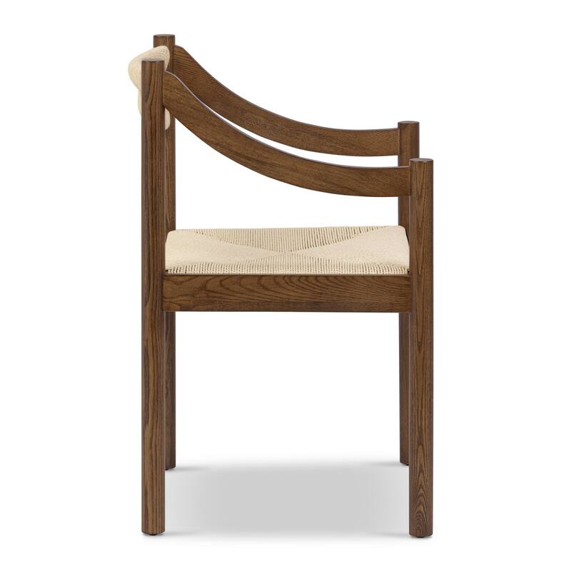 Poly & Bark Torge Wood Dining Chair in Walnut