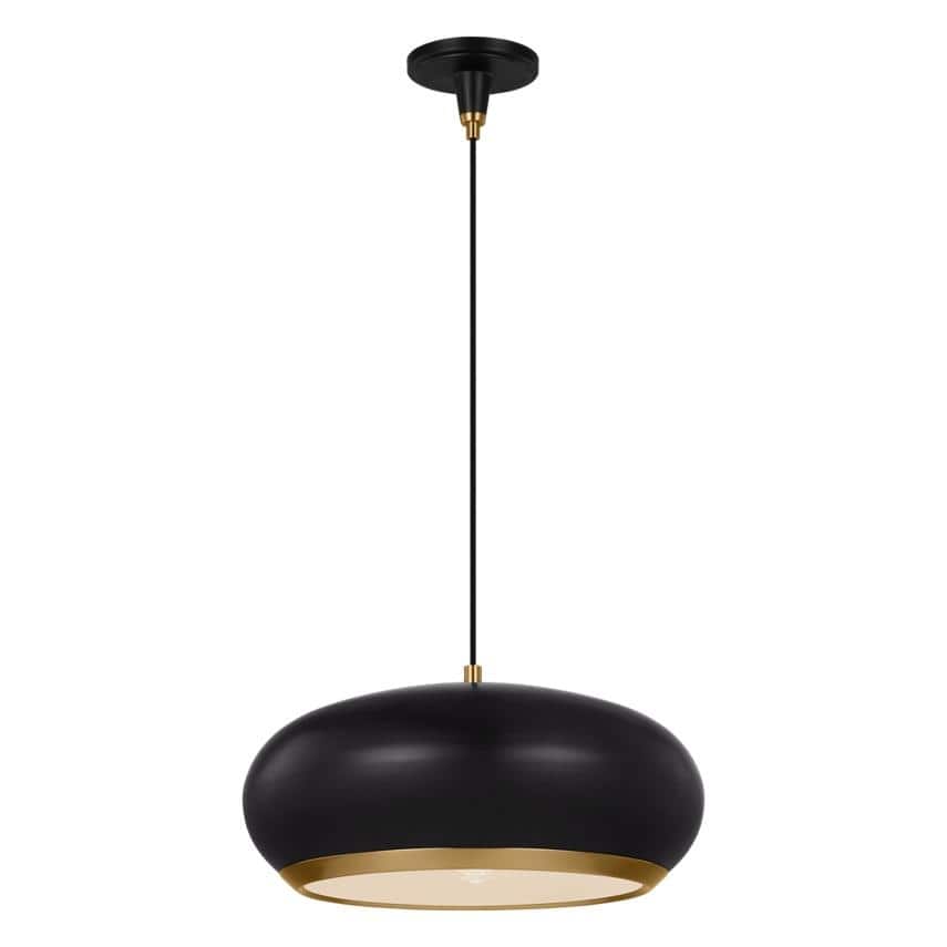 Clasica Transitional Large Pendant in Aged Iron
